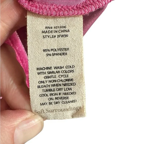 Soft Surroundings Velvet Boyfriend Tunic in Fiery Fuchsia Button Down Sz L - Picture 10 of 10